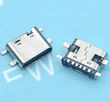 Роз'єм Type-C USB3.1 Гніздо Живлення 6 pin Смартфонів і Планшетів