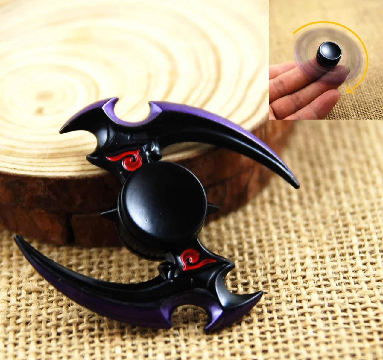 Спінер Ніндзя Гендзі Spinner Shuriken Спінер Металевий, фото 1