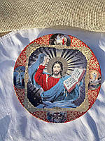 Тарілка Сувенірна 24 см Ікона "Христос Вседержитель"