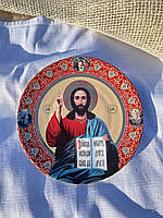 Тарілка Сувенірна 24 см Ікона "Спаситель"