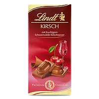 Шоколад молочный с Вишневым ликером Lindt Kirsch Liquor 100г Германия