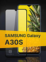 Захисне скло для телефона Samsung A30s/Захисне скло Самсунг А30с (повне клеєння на весь екран)