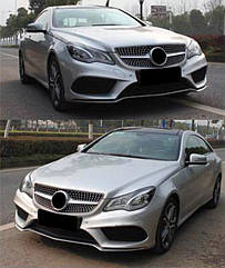 Передня решітка для Mercedes E-class coupe C238 ABS-пластик