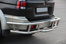 Задній захист AK-Special Нержавіюча сталь для Mitsubishi Pajero Sport 1996-2007 рр.