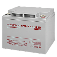 Акумулятор гелевий LogicPower LPM-GL 12 - 40 AH 4154 Акумулятор гелевий LogicPower LPM-GL 12 - 40 AH