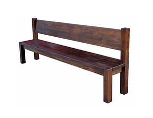 Лавка Ларго дубова 180*40 зі спинкою