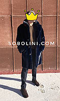 Мужское пальто из норки Nafa, длина 100см