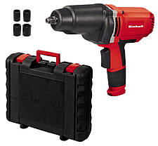 Потужний ударний гайковерт Einhell CC-IW 950/1 : 950 Вт, 450 Нм, патрон 1/2", 4шт біт 17,19,21,22 мм, фото 3