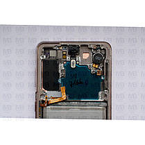 Дисплей з сенсором Samsung G991 Galaxy S21 Violet, GH82-24716B, оригінал з рамкою!, фото 4