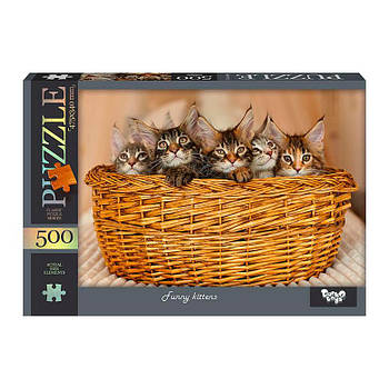 Пазли DankoToys 500ел. DT C500-14-09 475*340 Funny kittens