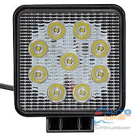 Квадратная LED-фара дальнего света 27Вт - Cyclone WL-110 SLIM 27W EP9 SP