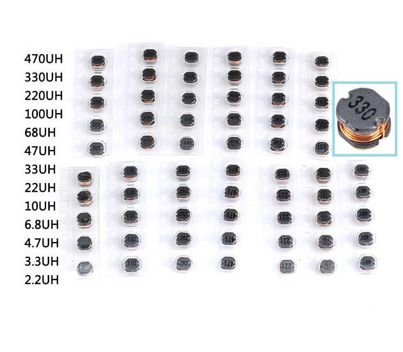 130x Катушка индуктивности дроссель SMD CD43 2.2-470мкГн, набор - фото 3 - id-p1547208911