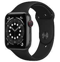 Б/У Смарт-часы Apple Watch Series 6 44mm LTE Space Gray Aluminum Case w. Black Sport B. (M07H3)