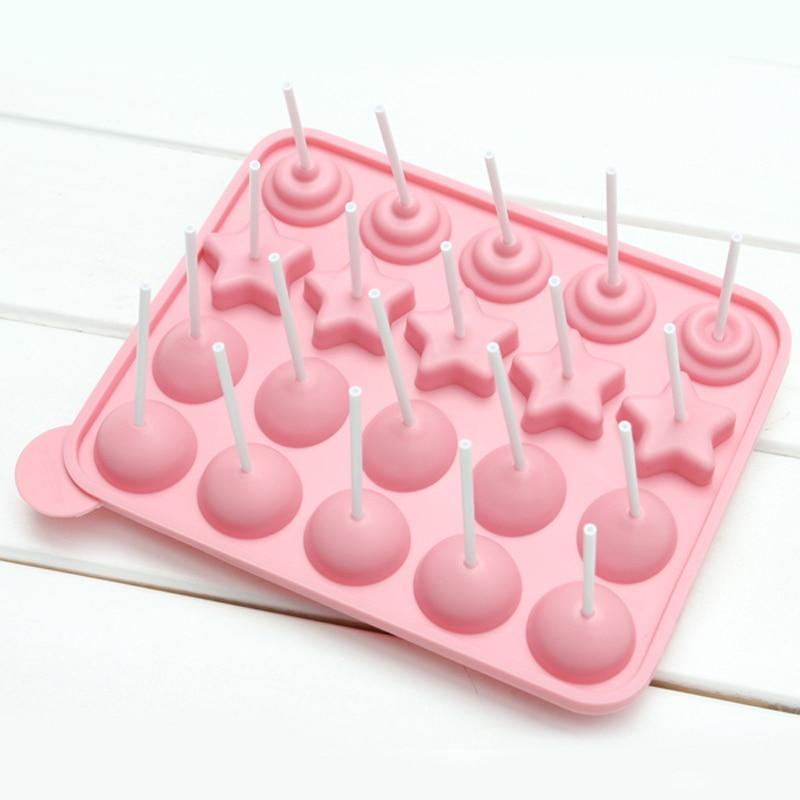 Форма силиконовая двойная для кейк-попсов, льда, конфет - фото 2 - id-p1547209688