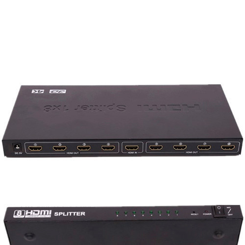 HDMI 1x8 порта 4K 3D сплиттер, разветвитель, коммутатор - фото 1 - id-p1547212299