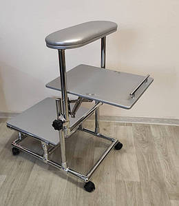 Педикюрний Візок – столик майстрів педикюру манікюру візки для салону краси з регулюванням Тера 3