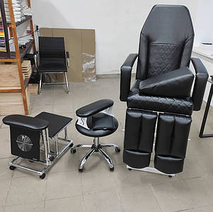 Меблі для педикюру Комплект 6 в 1 кушетка-крісло педикюрне в комплекті як на ФОТО