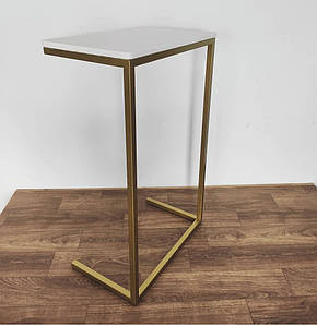 Столик пересувний для клієнтів салону краси Тера_Gold Підставка приставний столик для педикюрних крісел