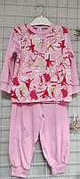 Пижама для девочки 92см розовая польськая