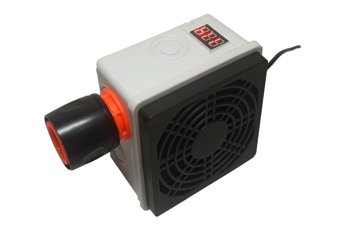 Компресор для димогенератора 12 В, регулювання 0 - 11 В, Нагнітач повітря, фото 1