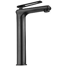 Смеситель для раковины (умывальника) REA BLADE OLD BLACK высокий, фото 2