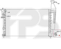 Радиатор охлаждения двигателя Citroen Berlingo, Peugeot Partner 1.4, 1.8, 99-02