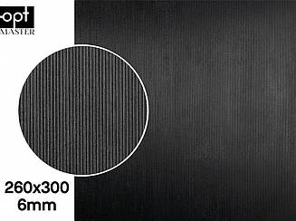 Поліуретан BISSELL, art.30886/90 (лінія), 90 Shore A, р. 260*300*6 мм, кол. чорний