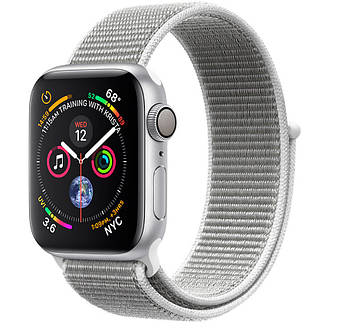 Б/У Смарт-Apple Watch Series 4 40mm Silver Aluminum Case with Seashell Sport Loop (MU652)