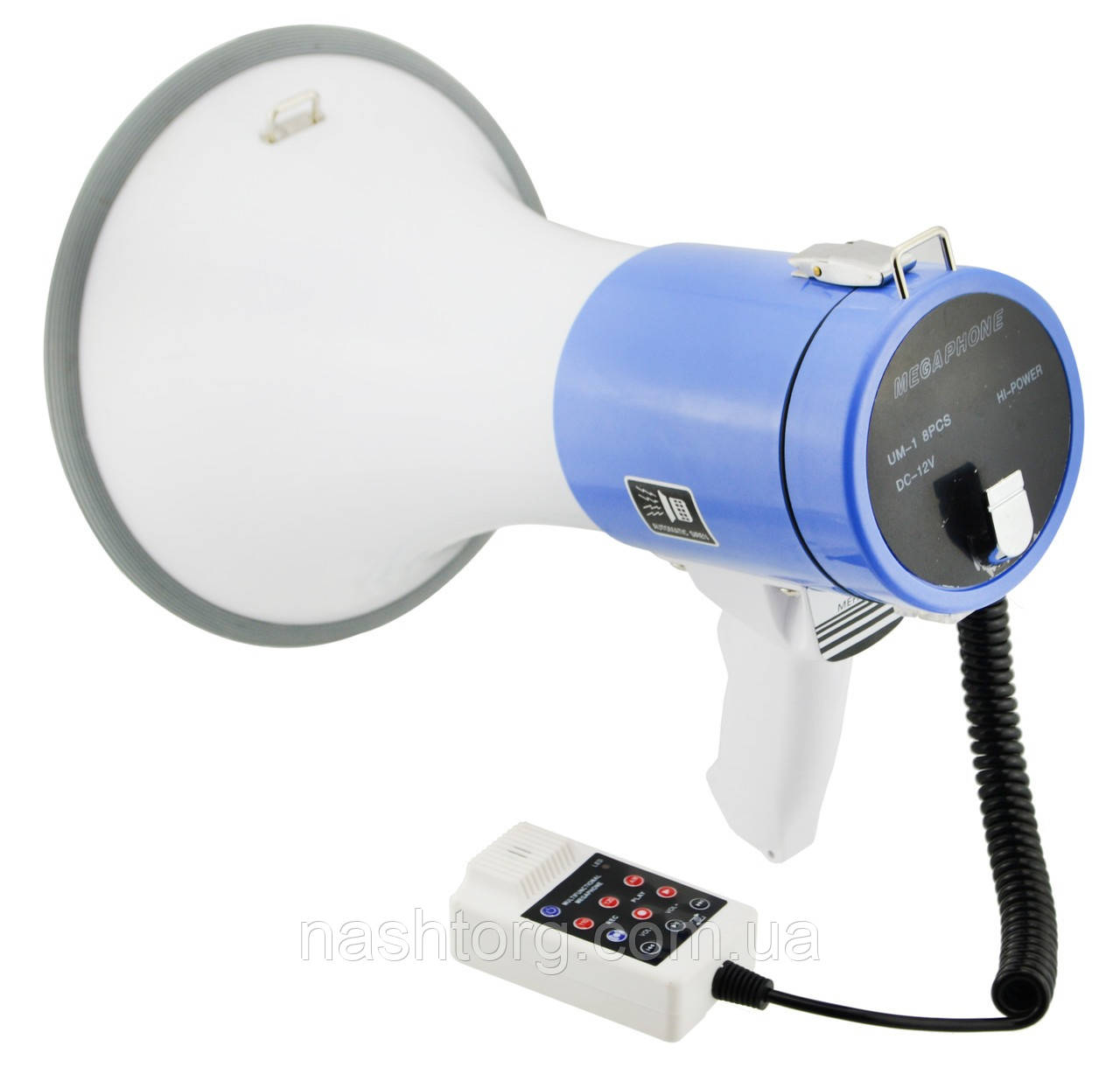 Рупорный громкоговоритель уличный Megaphone ER 66 12v ручной громкоговоритель со встроенным усилителем (NT) - фото 4 - id-p1547257335