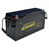 Електромотор для тролінгу Fisher 65+ акумулятор гель 150 Ah, фото 4