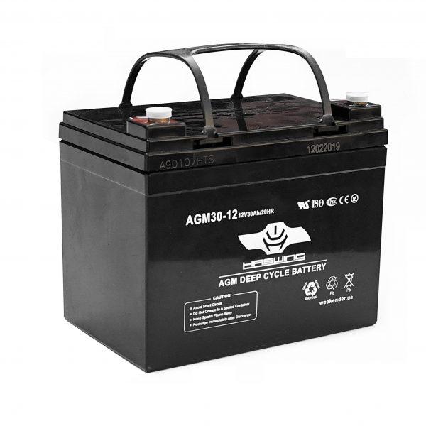 AGM акумулятор Haswing 30 Ah 12V, фото 1