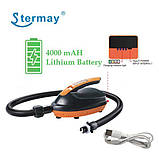 Насос для човна STERMAY HT-781A з літієвим акумулятором 4000mAH 70L/min 16 PSI, фото 2