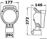 Прожектор для човна катера OSCULATI, фото 3