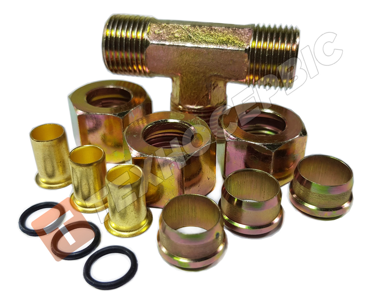 З'єднувач різьбовий трубки Ø12мм (фурнітура)