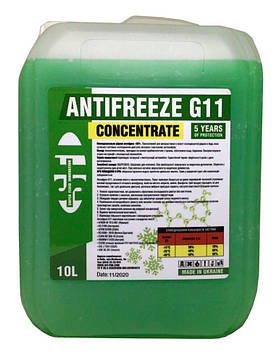 Концентрат антифризу SFI G11 10 л (12,5 кг) Зелений