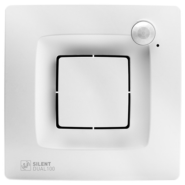 Інтелектуальний витяжний вентилятор SILENT DUAL 100 автономний
