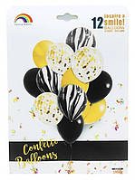 Набір латексних кульок "Чорний + Агат" Про-во: Китай.