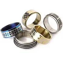 Сталеве кільце Чоловіче та Жіночий діаметр 18 мм 19 мм 20 мм 21 мм 22 мм