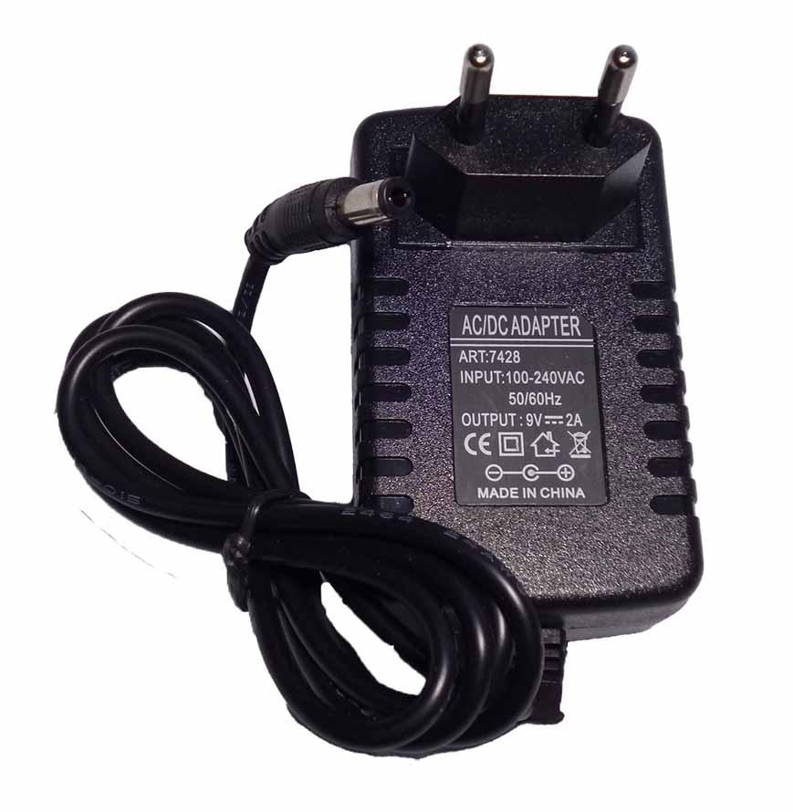 Блок живлення UKC 9v 2A 5.5 mm, фото 1