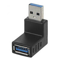 Перехідник адаптер кутовий USB 3.0 M/F 90 градусів Alitek Вгору UP