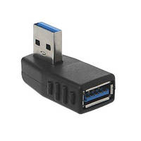 Адаптер перехідник кутовий USB 3.0 M/F (тато-мама) Alitek Правий Right