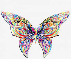 Пластина для магнітного тримача смартфона Alitek Метелик, метал