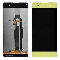 Дисплей (LCD) Sony F3111 Xperia XA, F3112, F3113, F3115, F3116 з сенсором золотий Оригінал