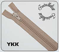 Молния витая YKK№7 длина 65 см бежевая