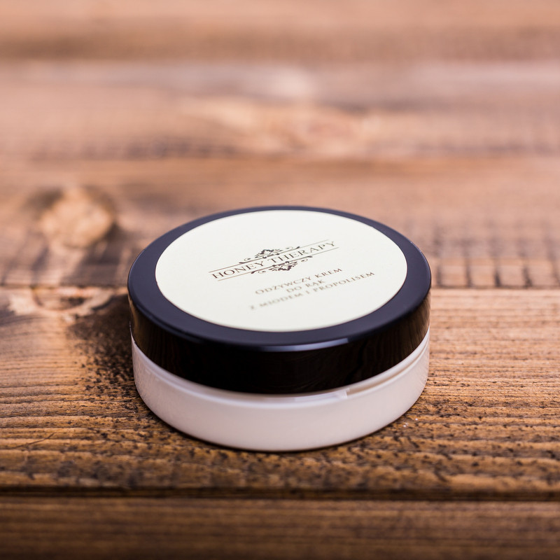 Крем для рук медовий із прополісом 50 мл. (Ванільний)