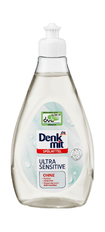 Гель Ультра Сенситив для мытья детской посуды Denkmit Ultra Sensitive 500 мл. - фото 1 - id-p169893898
