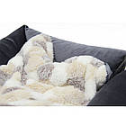 Лежак для собак трансформер люкс, сірий, 37х38х12 см, фото 2