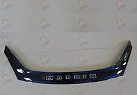 Дефлектор капота (мухобойка) Hyundai Matrix 2008-2011 рестайлинг, Vip Tuning, HYD08
