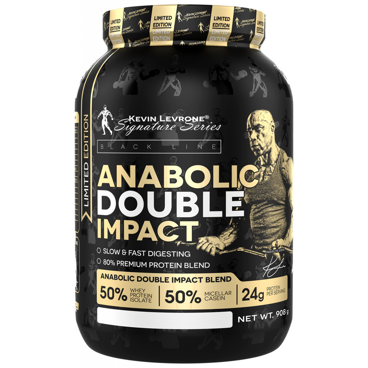 Багатокомпонентний протеїн Kevin Levrone Anabolic Double Impact 908 г