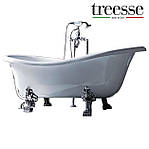 Ванна на левових лапах хром 1700х800 Treesse Epoca, фото 5